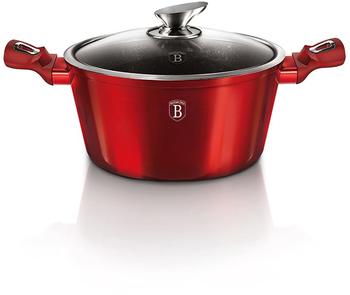 BerlingerHaus Kasserole 24cm Burgunder Metallic Line (BH-1257)