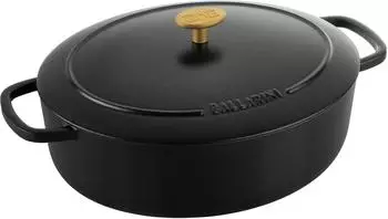 Ballarini Bellamonte Cocotte oval Ø31cm Schwarz