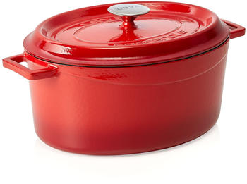 WAS Germany Lava Bräter oval 32x25x14cm rot