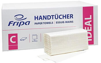 Fripa Ideal Handtuchpapier C-Falz 25 x 50 cm 1-lagig (20 x 120 Blatt)