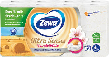 Zewa Ultra Senses Toilettenpapier Mandelblüte 4-lagig (16 Rollen)