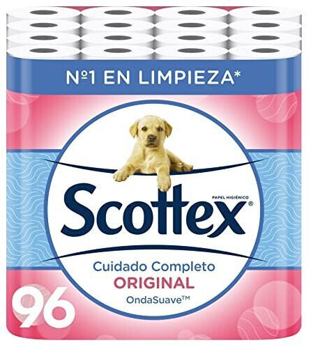 Scottex Original Toilet Paper (96 rolls)