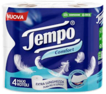 Tempo Comfort Toilettenpapier (4 Rollen)