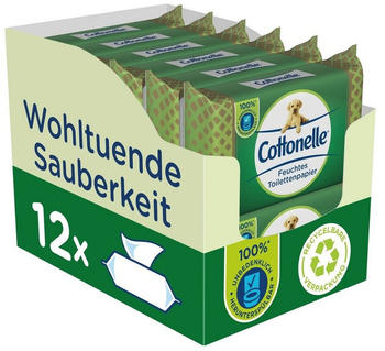 Hakle Cottonelle Wohltuende Sauberkeit feuchtes Toilettenpapier (12 x 38 Stk.)