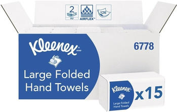 Kleenex 6778 Falttuch 2-lagig weiß (15 x 124 Stk.)