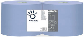 Papernet Tissue Putztuchrolle 2-lagig blau (2 Rollen)