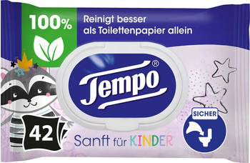 Tempo Feuchtes Toilettentücher Sanft für Kinder (42 Stk.)