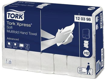 Tork Xpress Soft Multifold Advanced H2 Papierhandtücher 2-lagig I-Falzung weiß (21 x 180 Stk.)