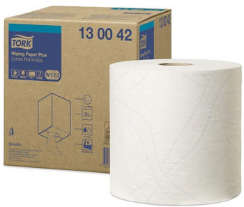 Tork 130042 W1/2/3 Mehrzweck-Papierwischt&uuml;cher wei&szlig; (1 Rolle)