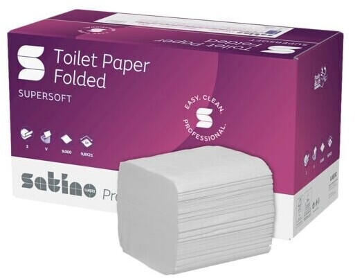 Satino by Wepa Prestige Einzelblatt-Toilettenpapier 2-lagig (9000 Stk.)