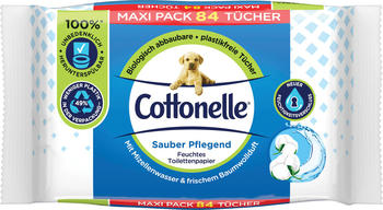 Hakle Cottonelle Feuchtes Toilettenpapier Sauber Pflegend (84 Stk.)