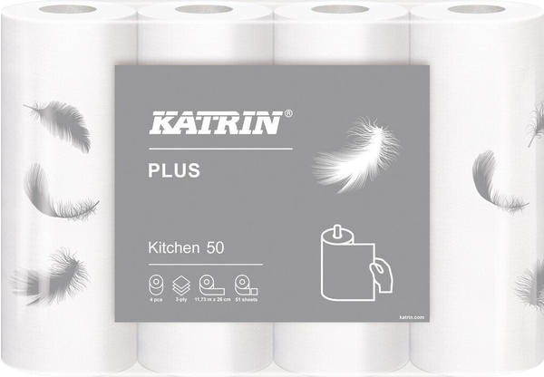Katrin 231004 Plus Kitchen 3-lagig weiß (4 Stk.)