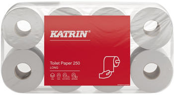 Katrin 104872 Toilettenpapier 250 weiß 3-lagig (8 Rollen)