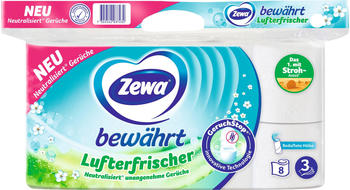 Zewa Toilettenpapier bewährt Lufterfrischer 3-lagig (8 Rollen)