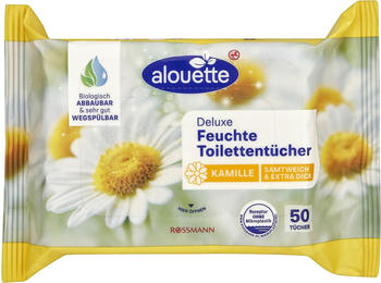 Alouette Kamille Deluxe Feuchtes Toilettenpapier 1-lagig (50 Stk.)