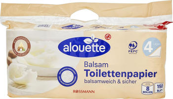 Alouette Balsam Toilettenpapier 4-lagig (8 Rollen)