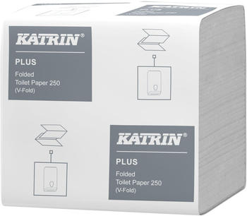 Katrin Plus Einzelblatt-Toilettenpapier 2-lagig (10000 Stk.)