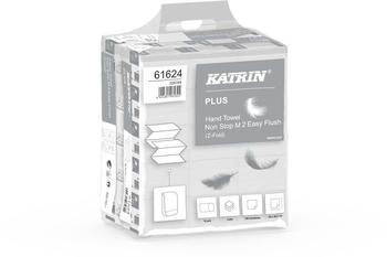 Katrin 61624 Non Stop M 2 Easy Flush Papierhandtücher 2-lagig Interfold-Falzung (2400 Stk.)