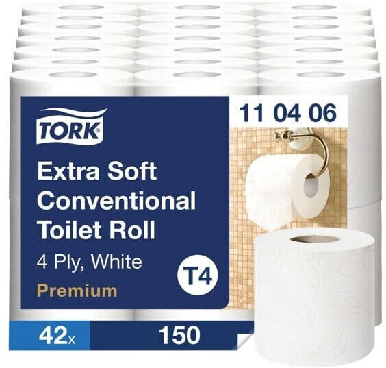 Tork T4 Premium Extra Soft Toilettenpapier 4-lagig (42 Rollen)