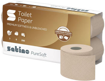 Satino 076980 PureSoft Toilettenpapier (8 Rollen)