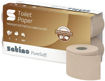 Satino by Wepa PureSoft MT1 Recycling Toilettenpapier 2-lagig (64 Rollen)