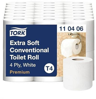 Tork 110406 Premium T4 Toilettenpapier 4-lagig (42 Rollen)