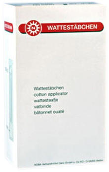 Noba Wattestaebchen 4-5 mm Steril M.Holztraeger (100 x 2 Stk.)