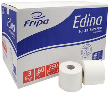 Fripa Edina Toilettenpapier 3-lagig hochweiß (60 Rollen)
