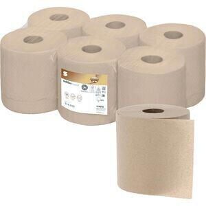Satino 314290 PureSoft Centerfeed Recycling Handtuchrollen 2-lagig (6 Stk.)