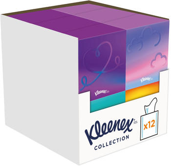 Kleenex Würfel Collection Kosmetiktücher-Boxen 3-lagig (12 x 48 Stk.)