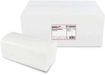 Semy Top ST-88060 Papierhandtuch 2-lagig weiß ZZ/V-Falz (4000 Stk.)