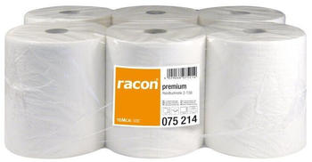 Temca Racon Premium Handtuchrolle 2-lagig weiß (6 x 130 m)