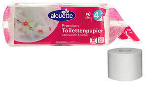 Alouette Premium Toilettenpapier 4-lagig (10 Rollen)