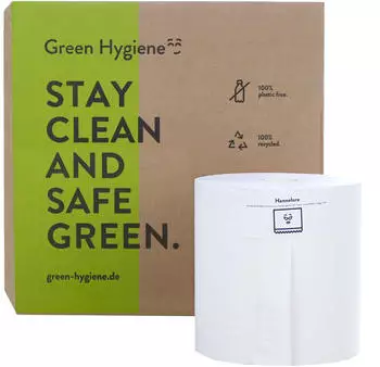 Green Hygiene Hannelore Handtuchrollen 2-lagig wei&szlig; (8 Stk.)