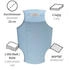 Mensch Franz Putzpapier 2-lagig auf Rolle 1000 Blatt 38x35 cm 2 Rollen - blau 304810