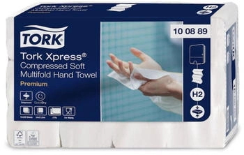 Tork (0.03 EUR / St&uuml;ck) Falthandt&uuml;cher 21x24cm 2lagig Multifold ws 2700St 2700 St&uuml;ck