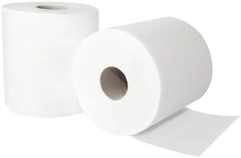Nordvlies Wipex Handtuchrollen 3473, perforiert, 2-lagig, weiß, 675 Blatt a 20cm x 22cm, 6 Rollen