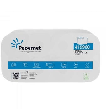 Papernet Toilettenpapier Special 419960 3lg. 250Bl. ws 8Rl.