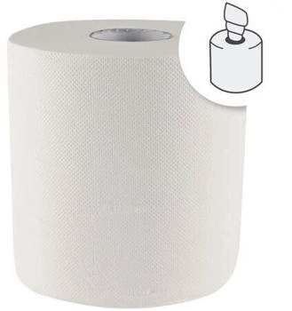 Mensch Franz 6 Rollen Papierhandtuch 2-lagig perforiert Hochweiss Ø 20 cm Länge 25 cm Breite 20 cm Papierhandtücher Handtücher Einweghandtuch Einmalhandtuch - 30412