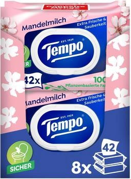 Tempo Toilettenpapier Mandelmilch & Panthenol (16 x 42 Stk.)