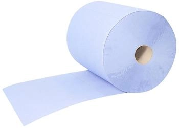kaiserkraft Meditrade Multicel Putztuchrolle, blau, 3-lagig 37343 , 1 Paket = 1 Rolle à 1000 Blatt