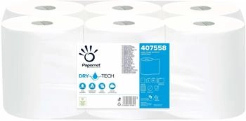 Papernet Dry Tech Autocut Handtuchrolle, 2-lagig 407558 , 1 Packung = 6 Rollen à 100 Meter