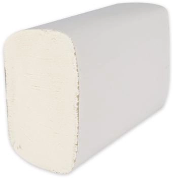 Mensch Papierhandtuch 2-lagig Zellulose Z-Interfold Weiss 20x24 cm - weiß 30408