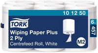 TORK Putztuchrollen Advanced M2 2-lagig wei&szlig;, 457 Bl&auml;tter, 6 Rollen (101250)