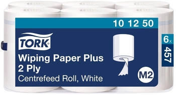 Tork 101250 M2 Advanced 420 Starke Mehrzweck Papierwischt&uuml;cher 2-lagig (6 x 160 m)