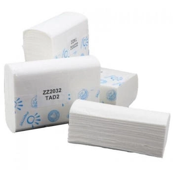 Blanc Hygienic Falthandtuchpapier, Handtuchpapier, Premium-TAD SET, Interfold ZICK ZACK, 2-lagig, 2.000 Tücher je SET: Verpackungseinheiten - 1 Set - _1xZZ2032TAD2