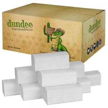 dundee Papierhandt&uuml;cher 2-lagig Zick-Zack-Falzung 3200 Stk.
