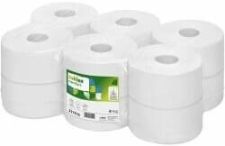 Satino Comfort Toilettenpapier Großrolle, 3-lagig, JT1-kompatibel 317570 , 1 Packung = 12 Rollen à 480 Blatt