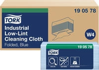 TORK Industrie-Reinigungst&uuml;cher, 390 x 324 mm, blau