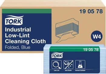 Tork Industrie-Reinigungst&uuml;cher, 390 x 324 mm, blau
